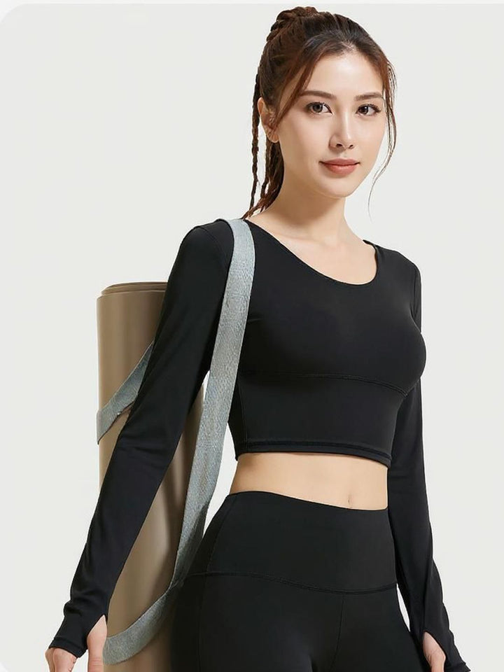 HRX by Hrithik Roshan Women Round Neck Regular Crop Top