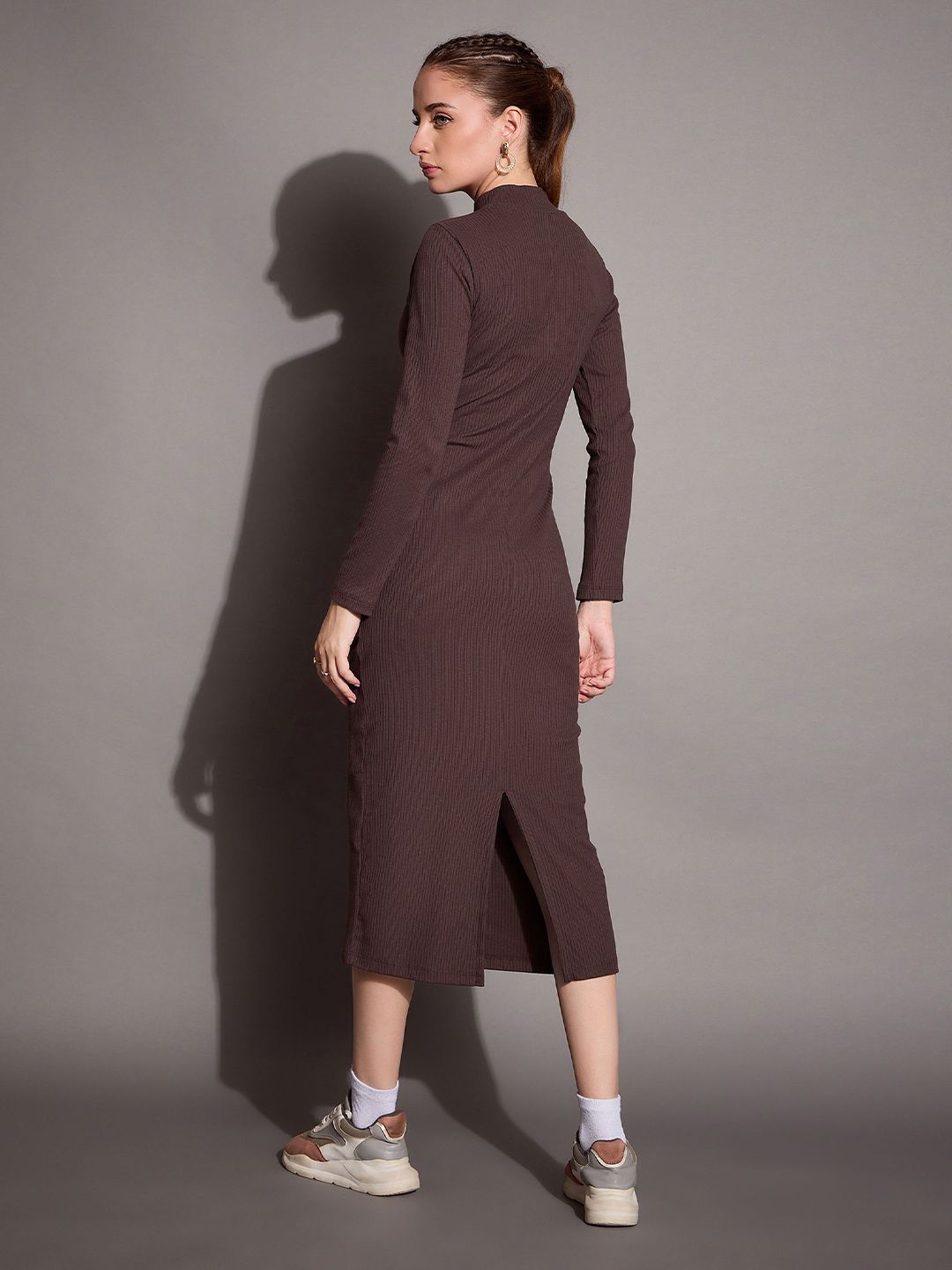 SASSAFRAS BASICS Bodycon Midi Dress
