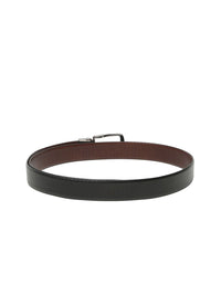 Teakwood Leathers Men Textured Leather Reversible Formal Belt