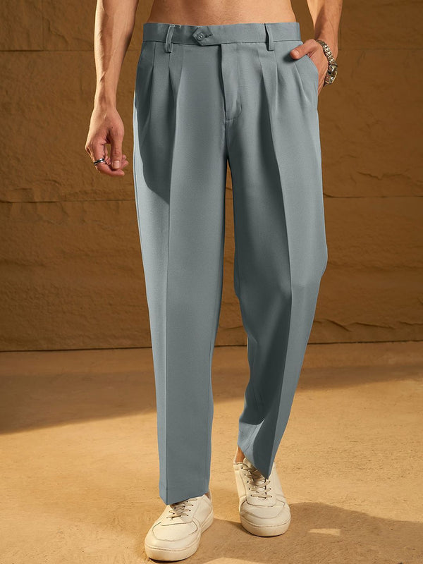 DENNISON Double Pleated Korean Baggy Fit Trouser