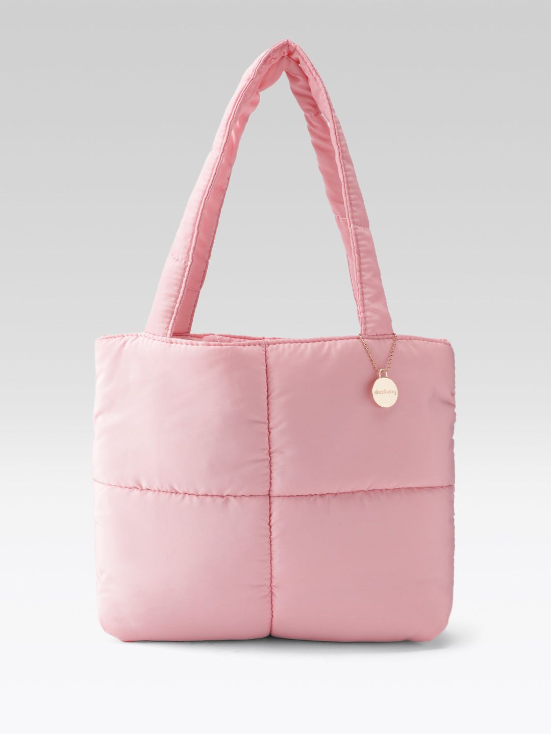 DressBerry Structured Quilted Shoulder Bag