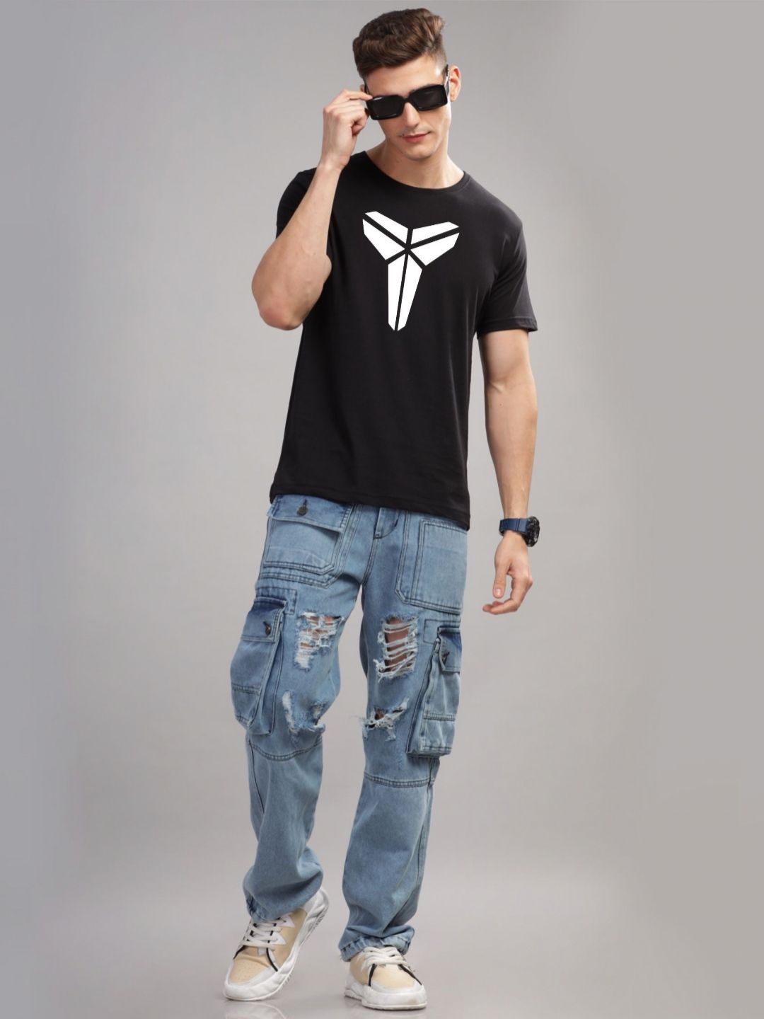 ADRO Men Printed T-shirt