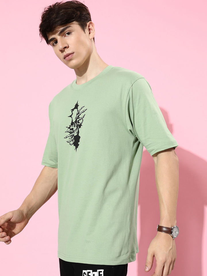 Difference of Opinion Graphic Printed Oversized T-shirt