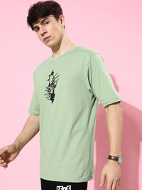 Difference of Opinion Graphic Printed Oversized T-shirt