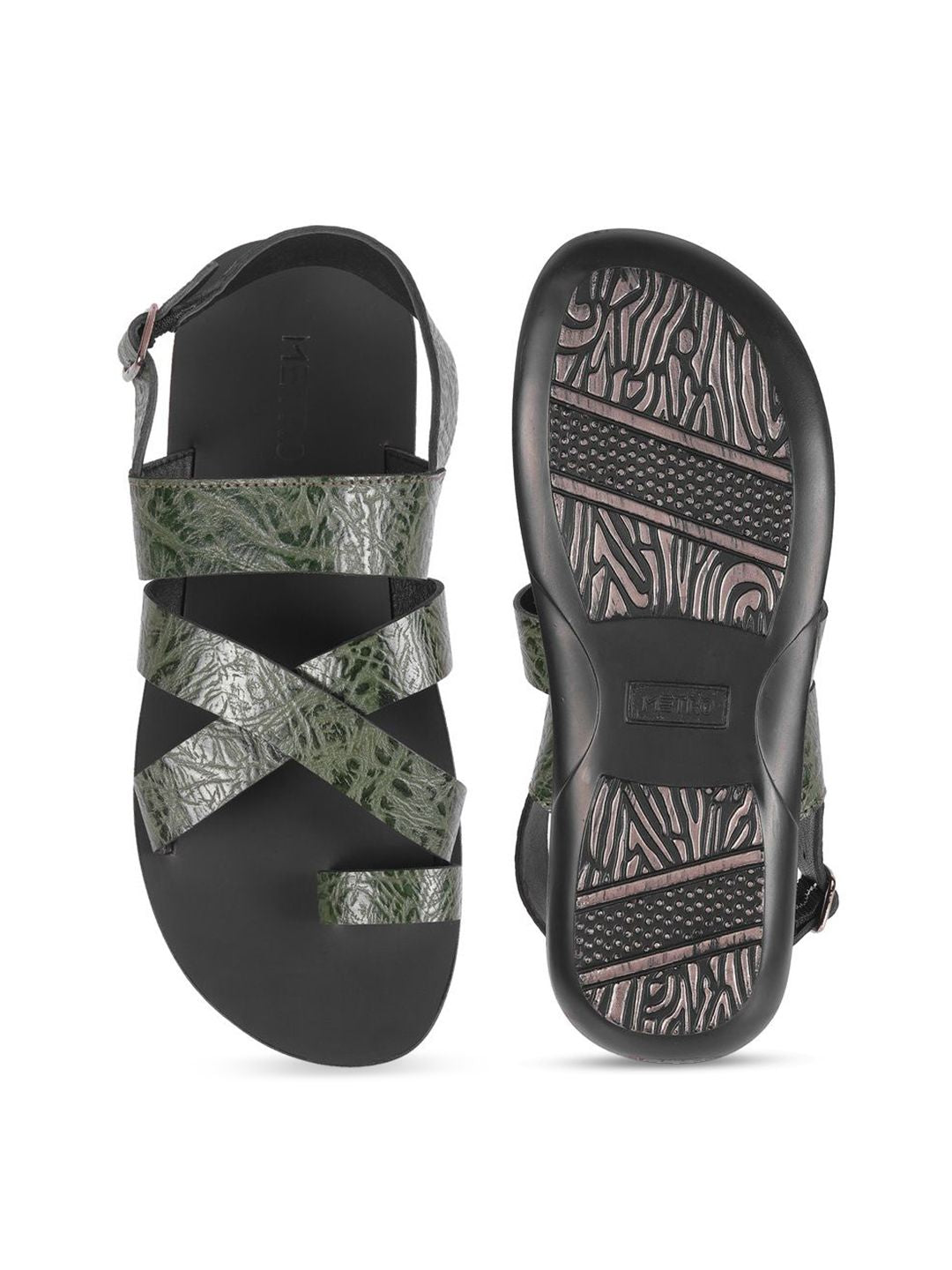 Metro Men Leather Comfort Sandals