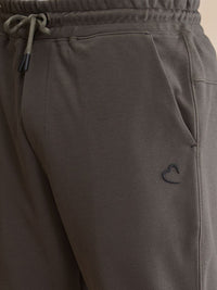 Being Human Solid Men Mid-Rise Track Pants