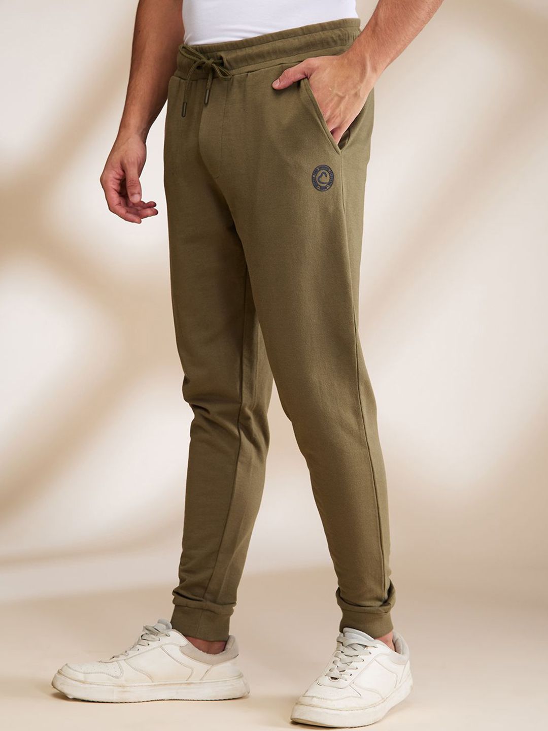Being Human Solid Men Mid-Rise Joggers