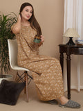 Sweet Dreams Women Printed Maxi Nightdress
