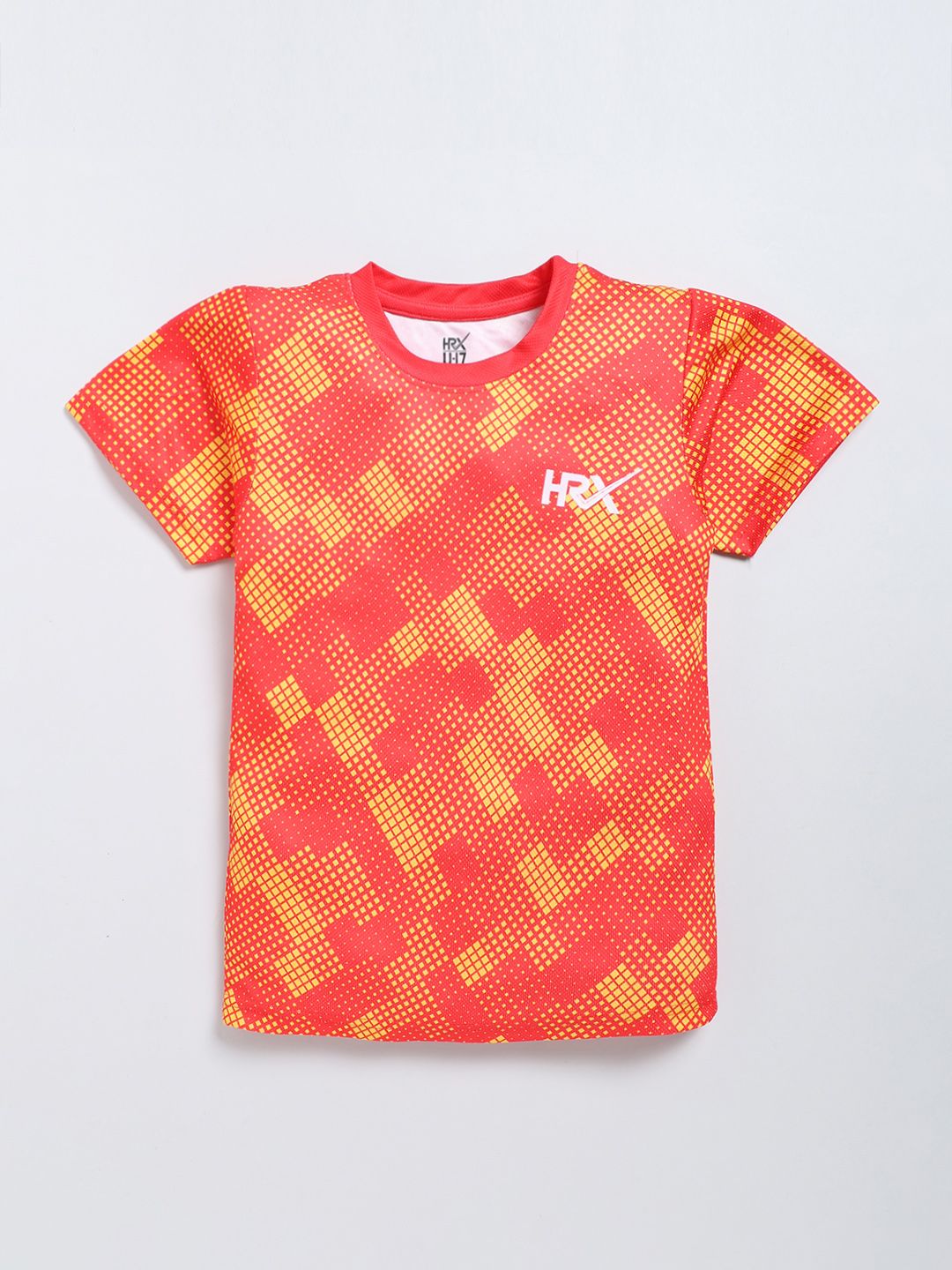 HRX by Hrithik Roshan Boys Geometric Printed T-shirt