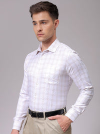 The Indian Garage Co. X Luxe Men Slim Fit Multi Stripes Opaque Striped Formal Shirt