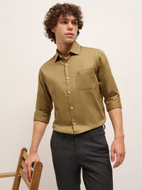 THE BEAR HOUSE Men Tailored Fit Opaque Formal Shirt