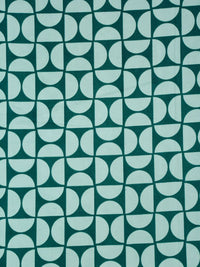 Myntra Elegant Homes Green Geometric Printed 300 TC Single Bedsheet Set 2.5 m x 1.5 m