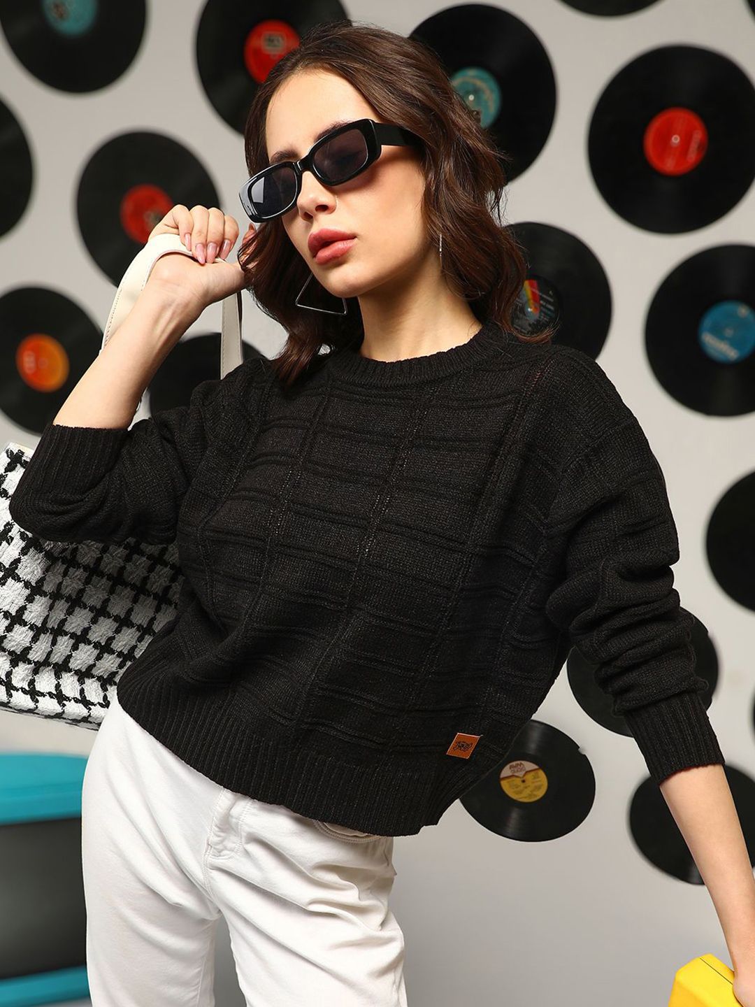 Campus Sutra Women Pullover Sweaters
