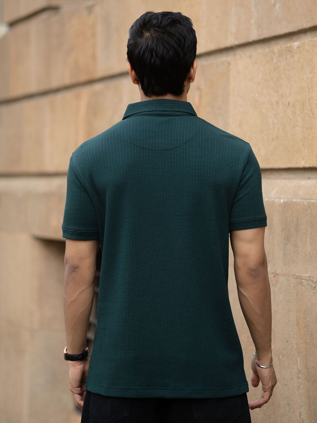 Powerlook Men Polo Collar T-shirt