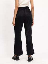 DressBerry Women Essential Pleated Flare Trousers