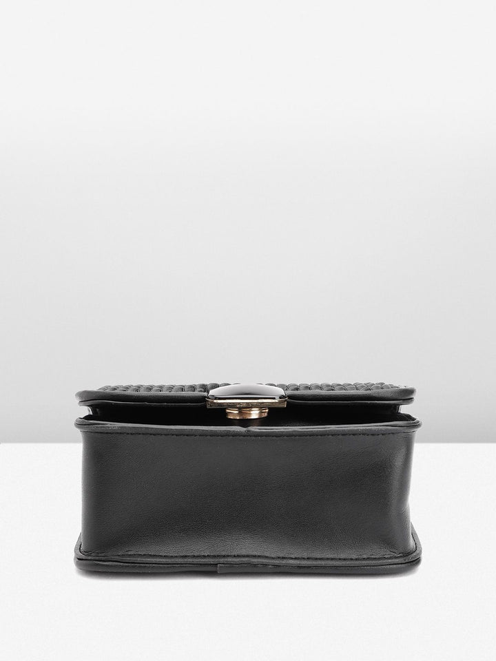 DressBerry Textured Structured Satchel