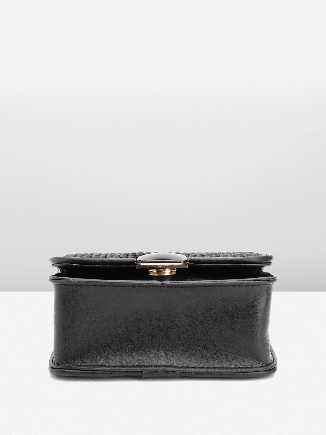 DressBerry Textured Structured Satchel