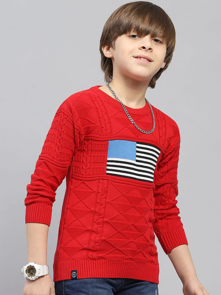 Monte Carlo Boys Round Neck Cotton Pullover
