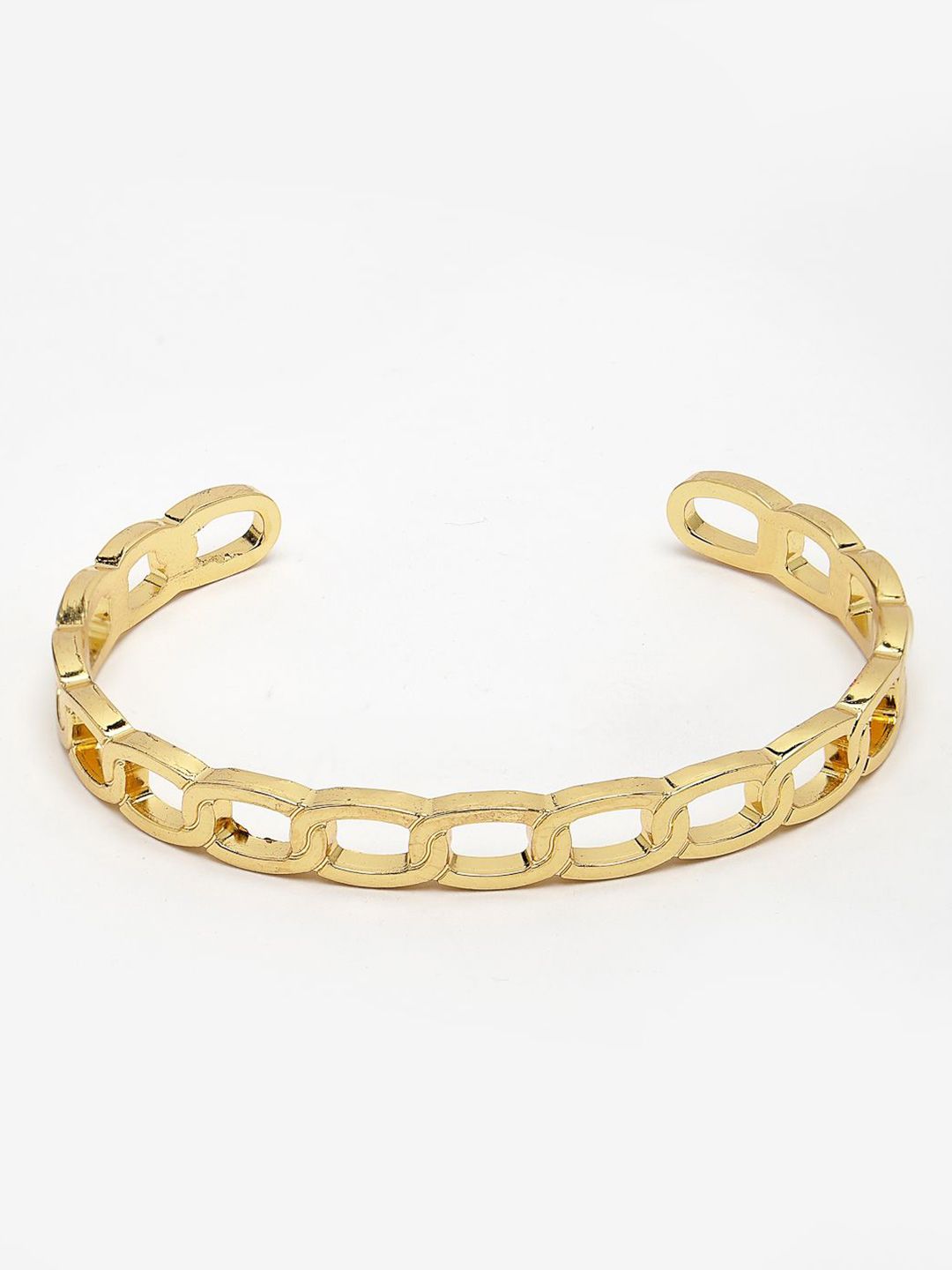 Gelang Cuff Bersalut Emas NVR Lelaki