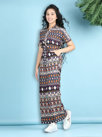 Cutiekins Girls Printed Basic Jumpsuit
