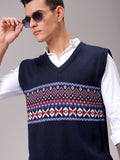 The Indian Garage Co Men Argyle Winter Sweater Vest