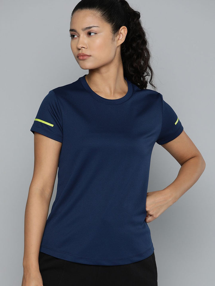HRX oleh Hrithik Roshan Back Print T-Shirt Latihan Rapid-Dry