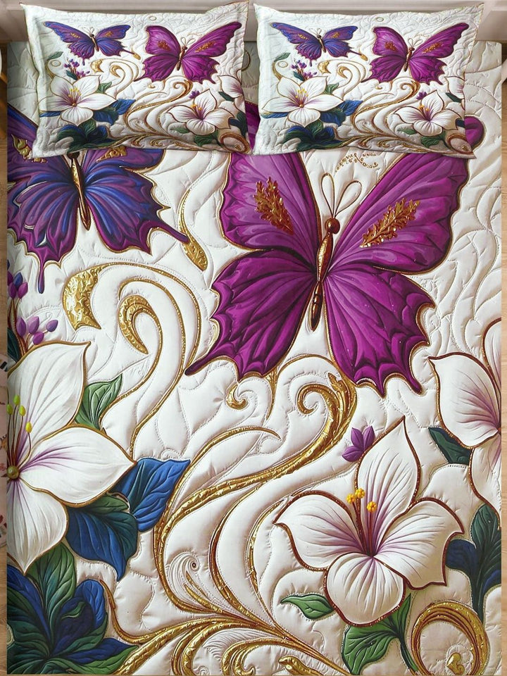 Myntra Elegant Homes Multicoloured Floral 400 TC King Bedsheet with 2 Pillow Covers