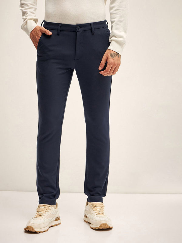 THE BEAR HOUSE Men Slim Fit Trousers