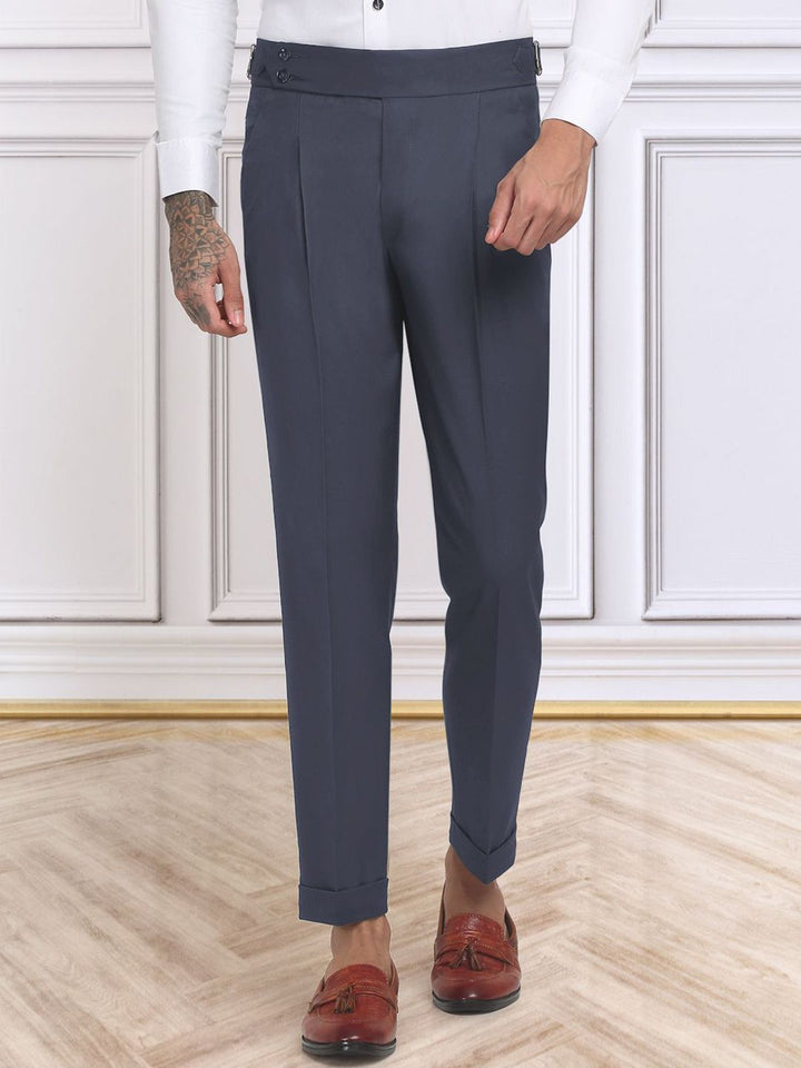 KLOTTHE Men Slim Fit Gurkha pants