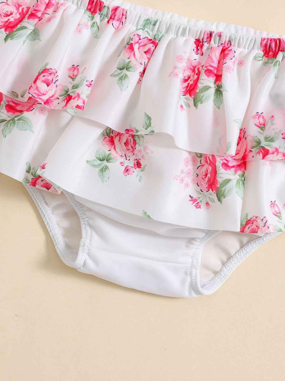YK Girls Printed Swimset