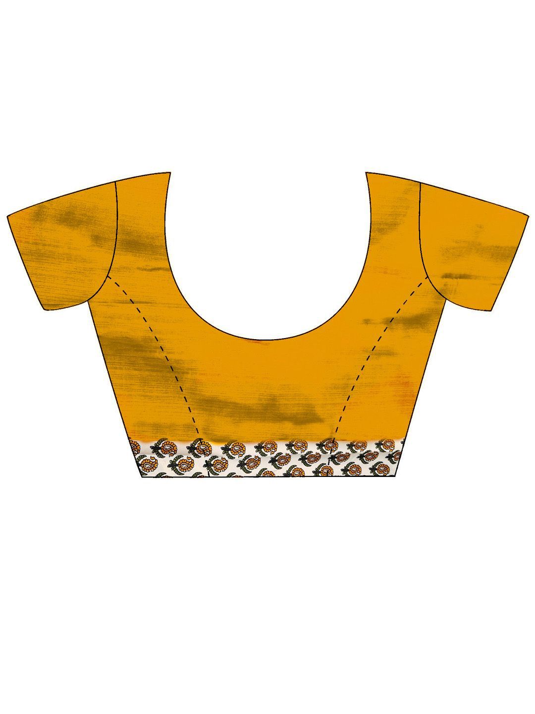 Saree mall Bagh Poly Crepe Block Print Sarees