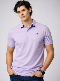 T-shirt Kolar Polo Logo Jenama ADRO Lelaki