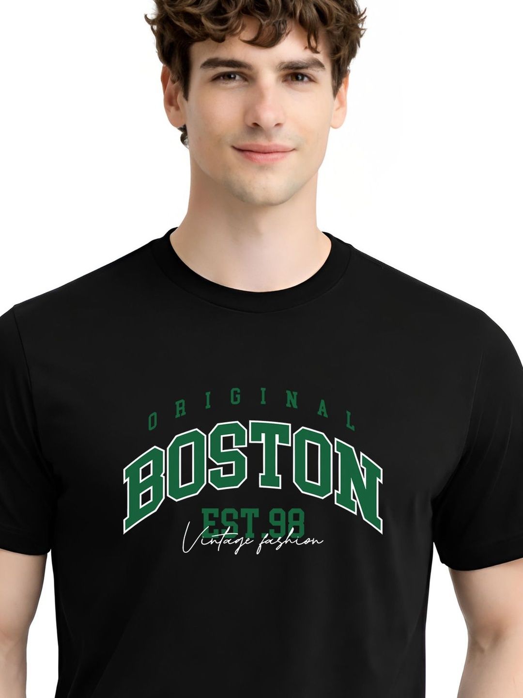 ADRO Men Typography Printed T-shirt