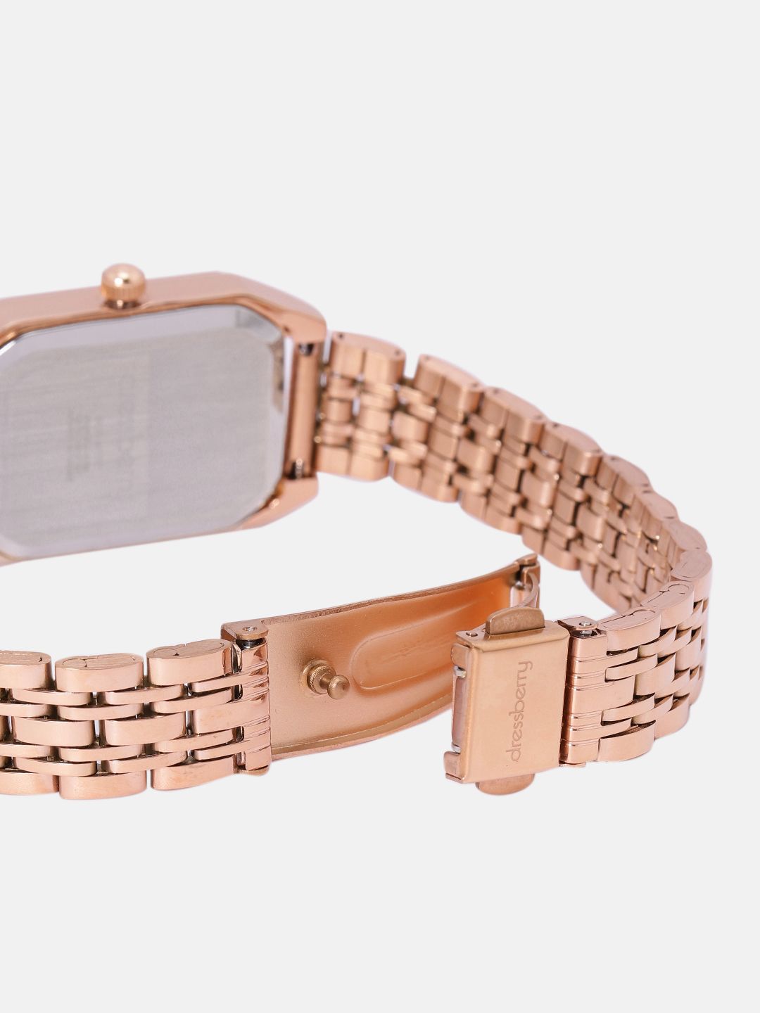 DressBerry Women Embellished Dial & Bracelet Style Straps Analogue Watch UT-A8639-RG-DB