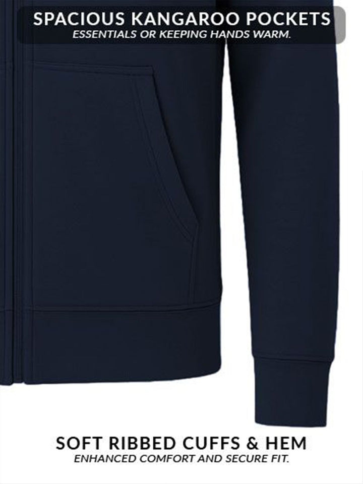 ADRO Men Printed Hooded Sweatshirt