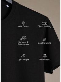 ADRO Men Typography 3 Printed T-shirt