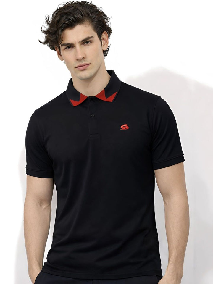 ADRO Men Polo Collar T-shirt