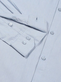 Thomas Scott Men Classic Slim Fit Solid Spread Collar Pure Cotton Formal Shirt