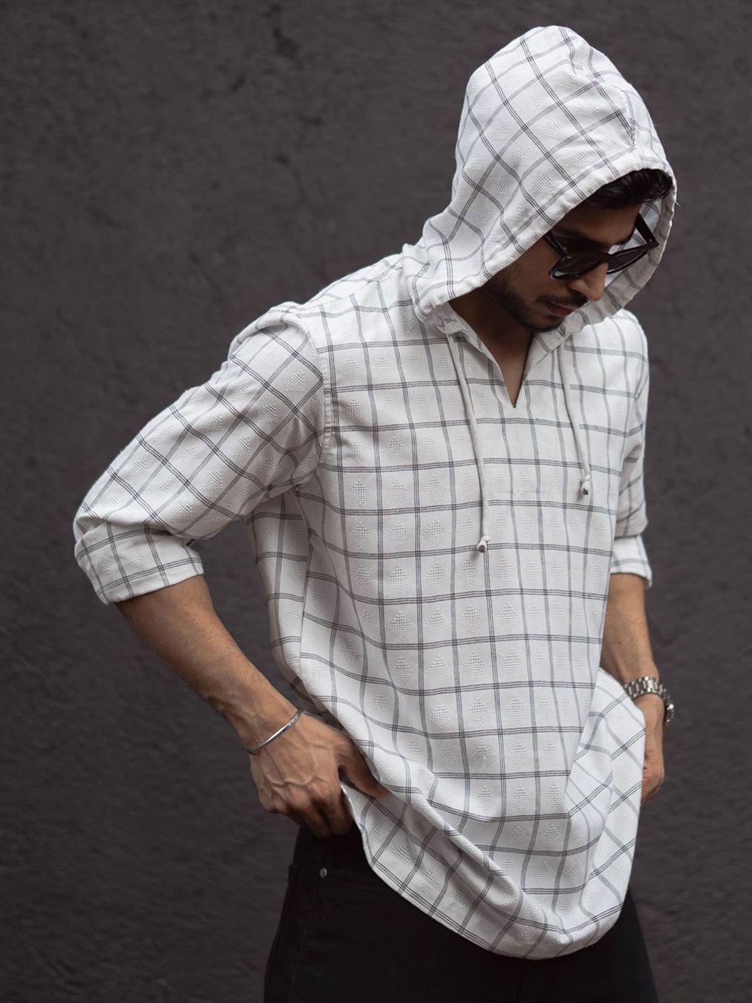Powerlook Men Opaque Checked Casual Shirt
