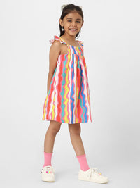 Nauti Nati Girls Striped Sleeveless Dress