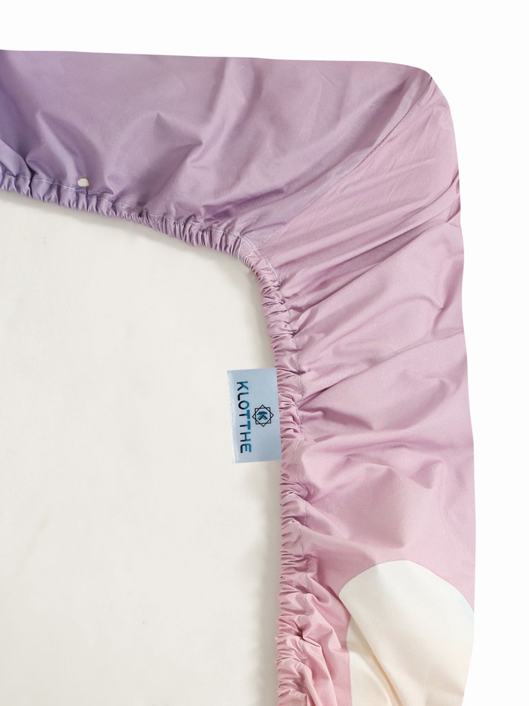 Cetakan Bunga Biru & Merah Jambu Dilengkapi Cadar 7D 400 TC Double King Dengan 2 Sarung Bantal