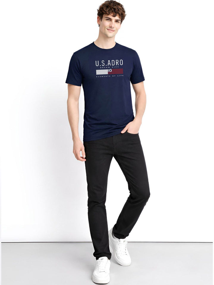 ADRO Men Printed T-shirt