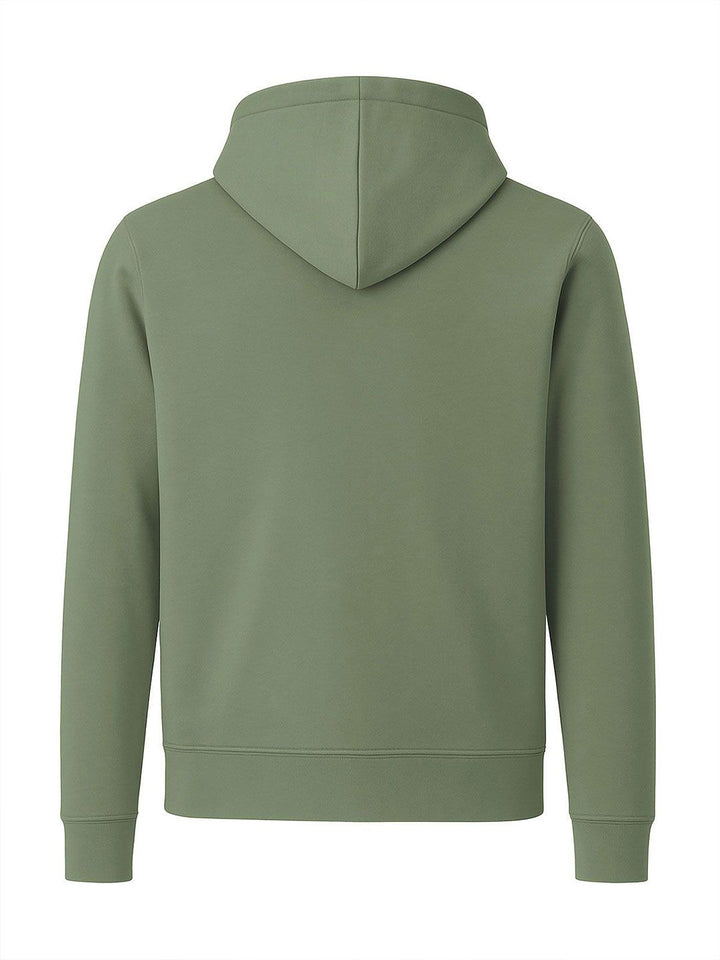 ADRO Men Long Sleeves Front-Open Hooded Sweatshirt