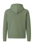 ADRO Men Long Sleeves Front-Open Hooded Sweatshirt