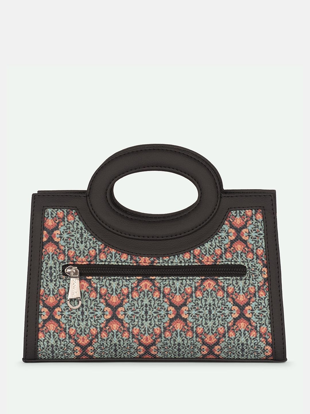 ZOUK Zoe Kolkata Nouveau Textured Structured Jute Sling Bag