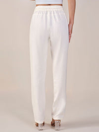 AND Women Regular Fit Mid-Rise Regular Trousers
