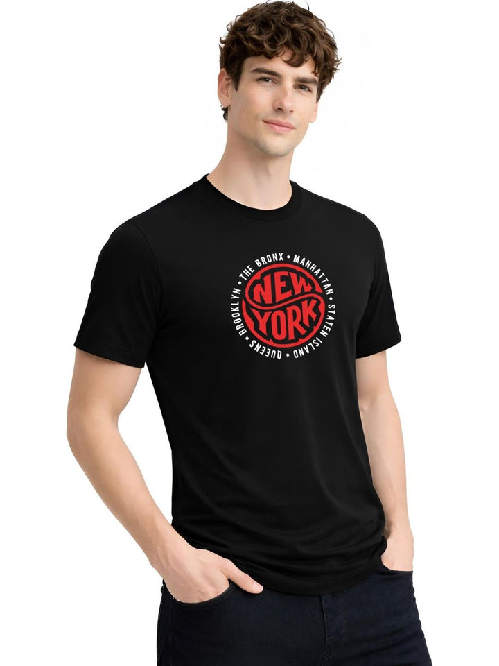 ADRO Men Typography Printed T-shirt