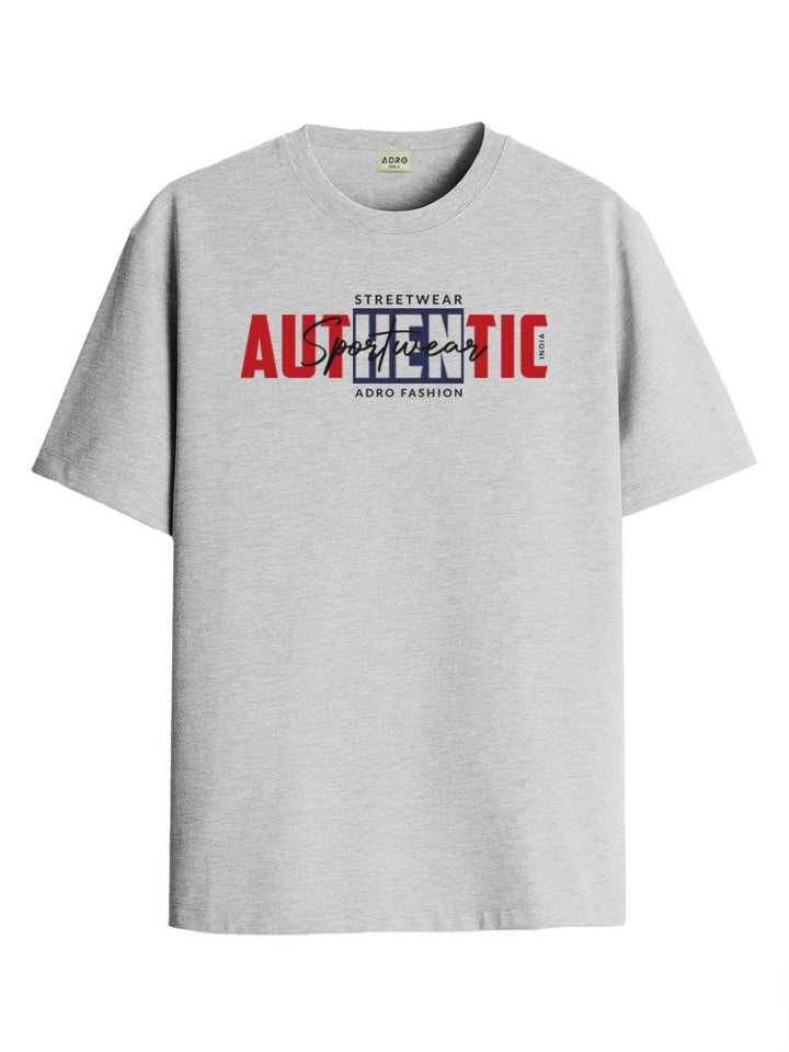 ADRO Men Graphic Printed Round Neck Cotton T-shirt