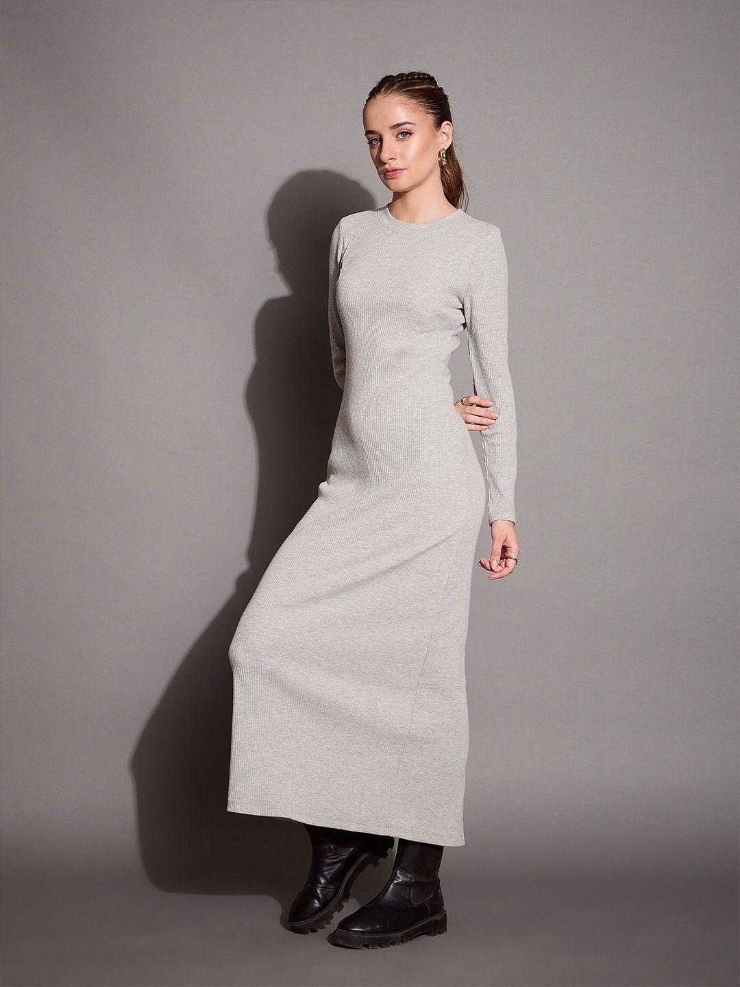 SASSAFRAS BASICS Bodycon Maxi Dress