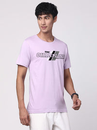 ADRO Men Typography Printed Cotton T-shirt